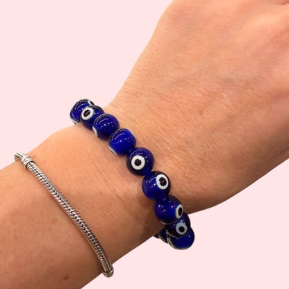 Pulsera  Ojo Turco vidrio 8mm