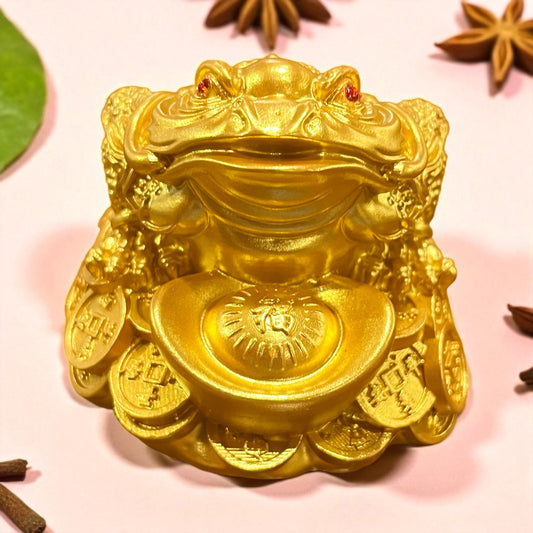 Rana dorada de la fortuna – Símbolo Feng Shui de prosperidad