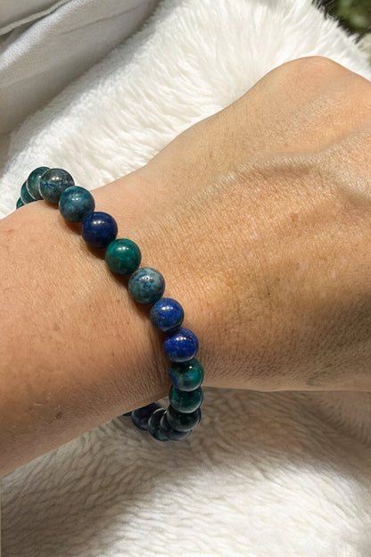 Pulsera de azurmalaquita