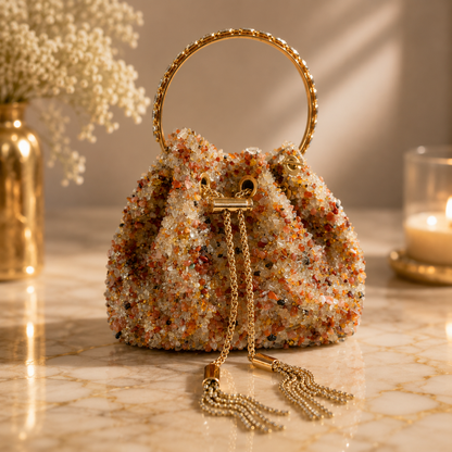Bolso de fiesta de cornalina