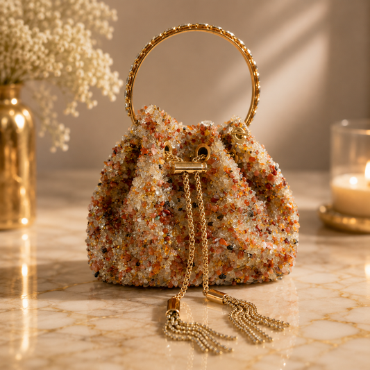 Bolso de fiesta de cornalina