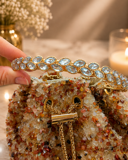 Bolso de fiesta de cornalina