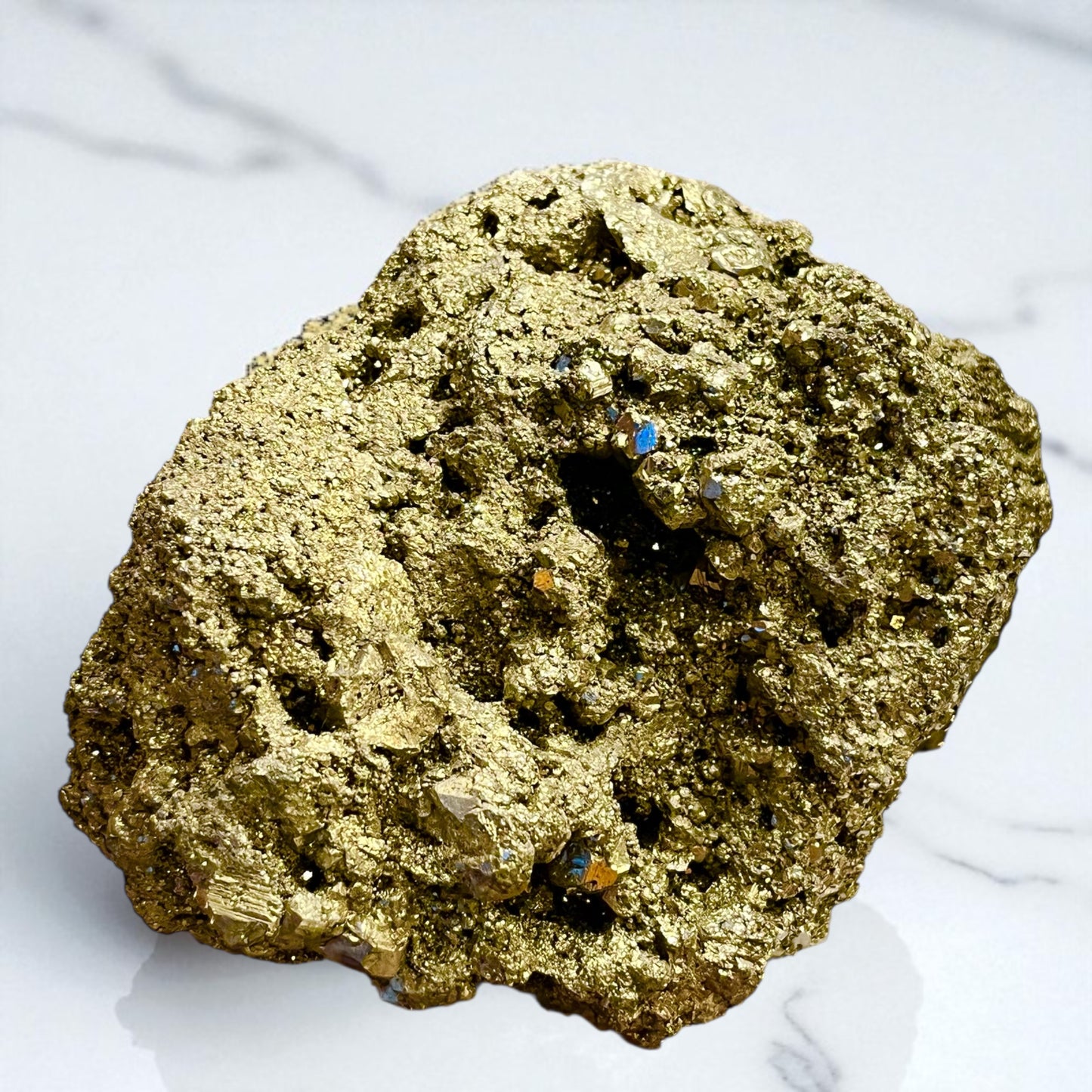 Pirita con Marcasita – 1,400kg de Poder y Belleza Mineral