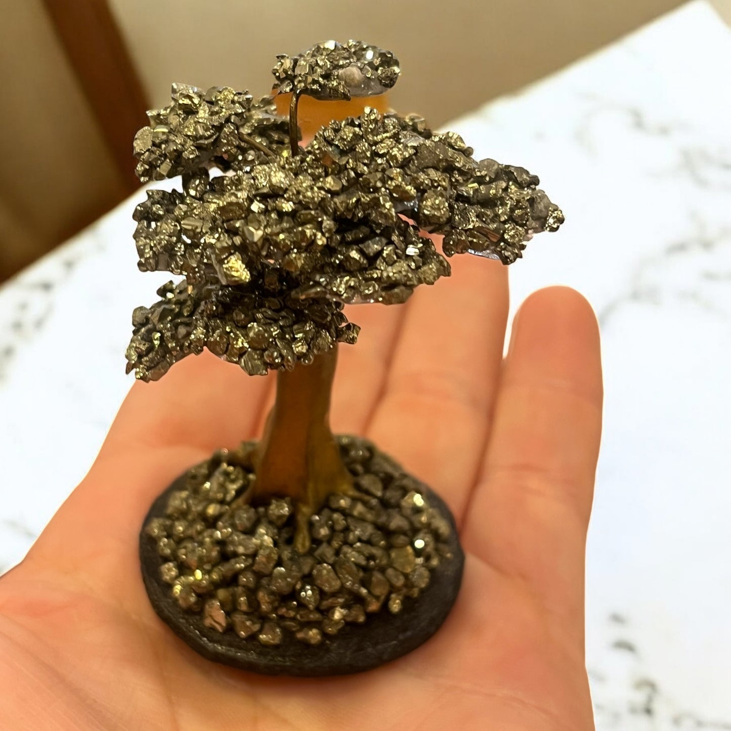 Árbol de pirita -talismán de abundancia