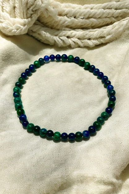 Pulsera de azurmalaquita