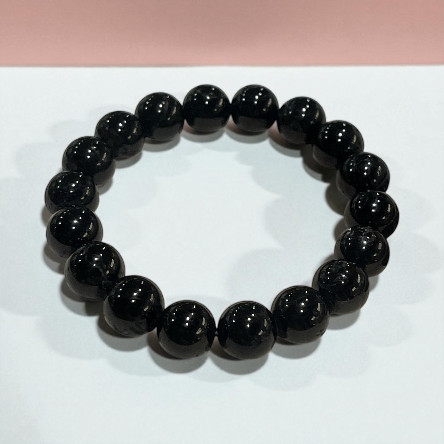 Pulsera bolita 10mm Turmalina