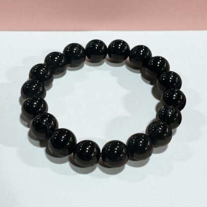 Pulsera bolita 10mm Turmalina
