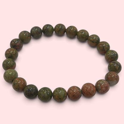 Pulsera bolita Unakita 8mm