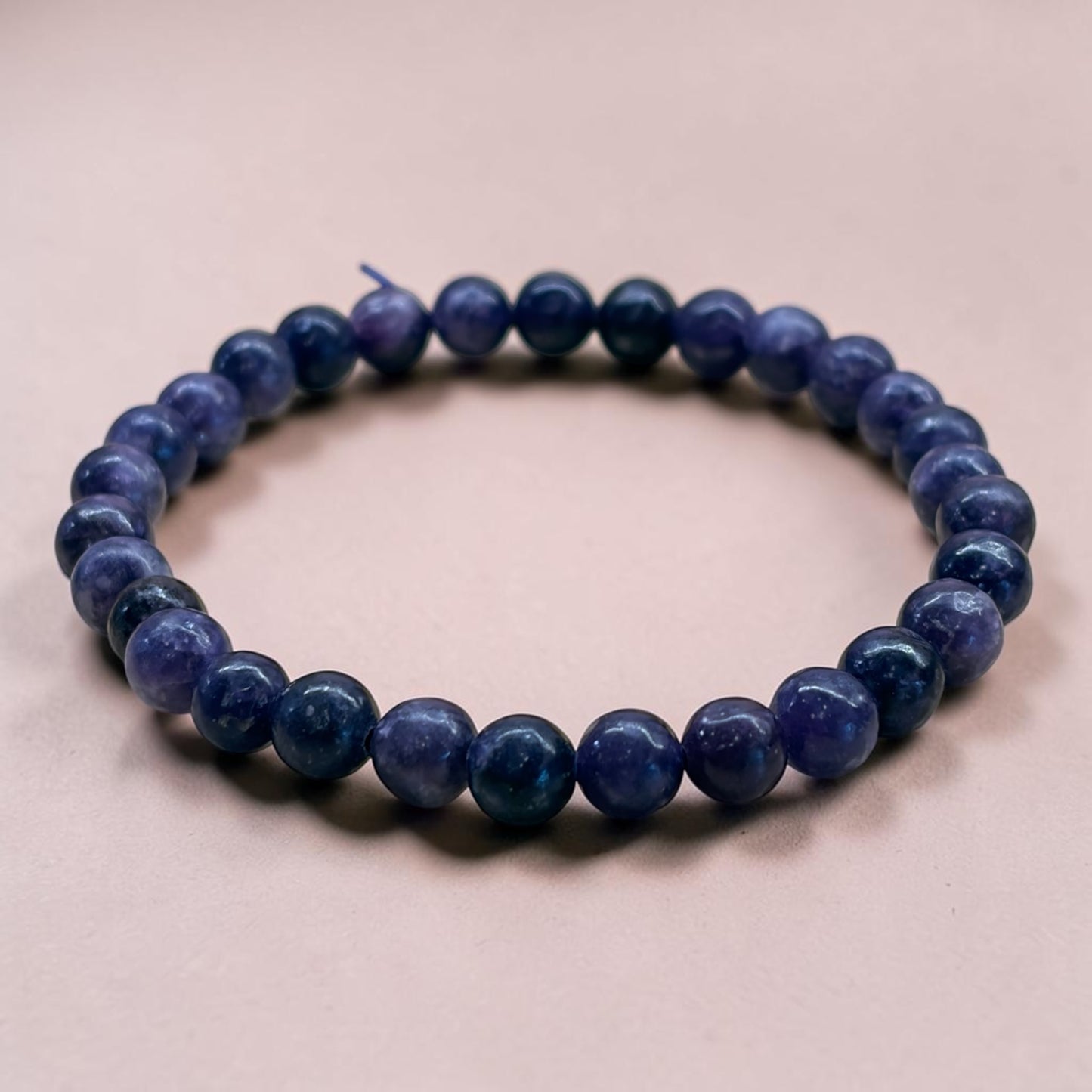 Pulsera bolita mica lepidolita