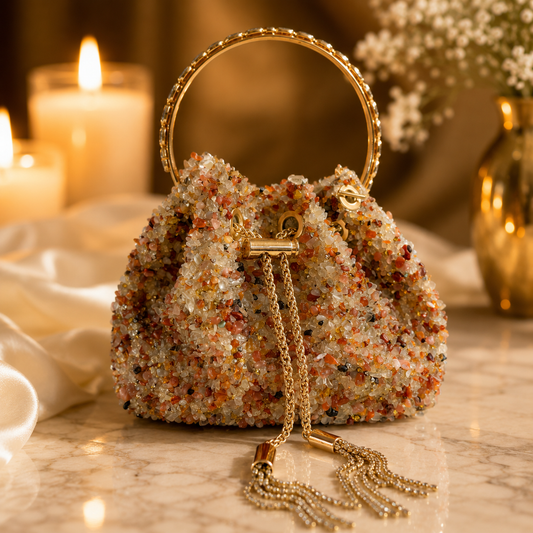 Bolso de fiesta de cornalina