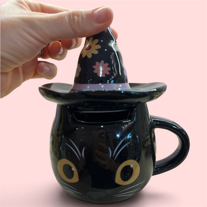 Taza gato bruja