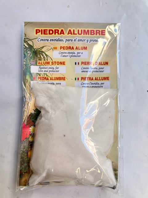 Polvo PIEDRA ALUMBRE (Contra envidias. Amor. Protección) Vega Luna Dream Vega Luna Dream Polvos rituales