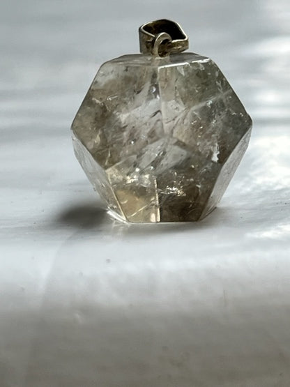 Colgante Dodecaedro de cuarzo chamánico - Vega Luna Dream