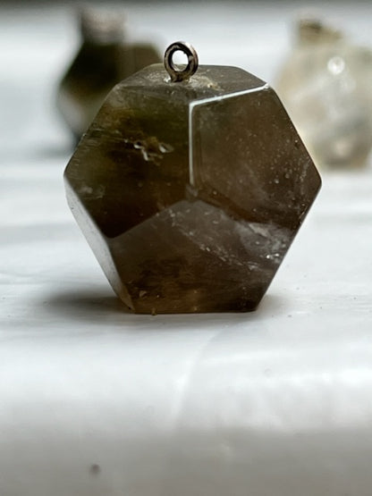Colgante Dodecaedro de cuarzo chamánico - Vega Luna Dream