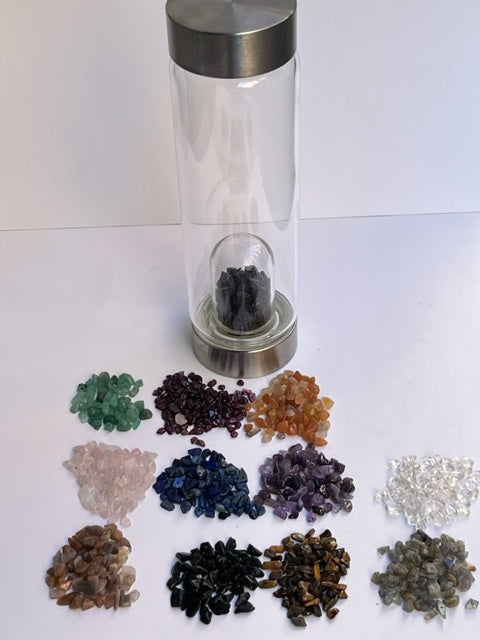 Botella de cristal para elixir indirecto 11 minerales