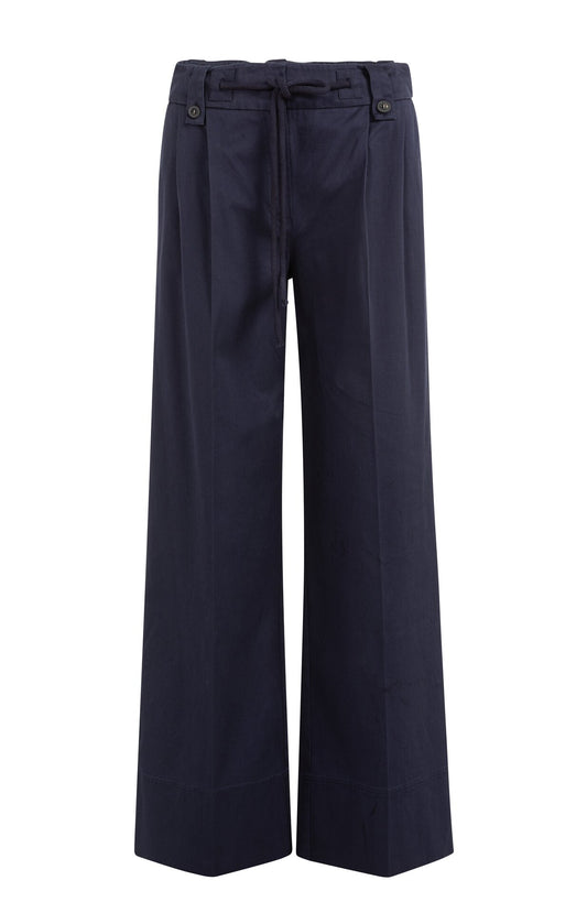 Pantalones CARGO, pernera ancha y cordón en la cintura