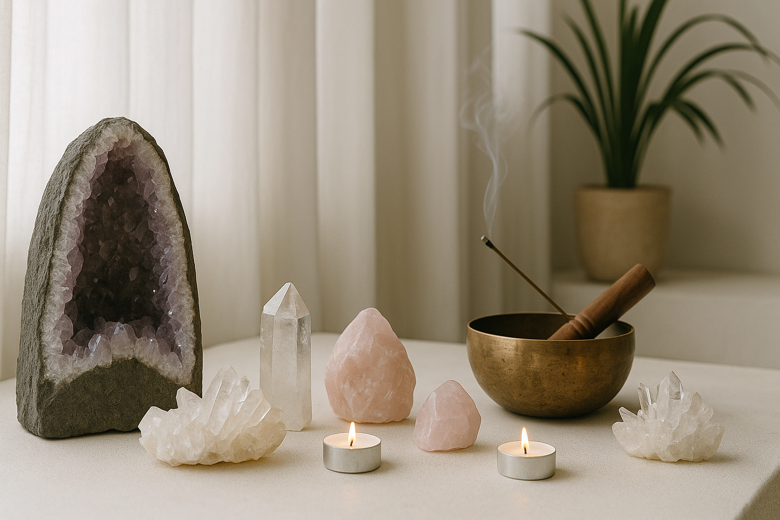 Proteger la energía con cristales y rituales