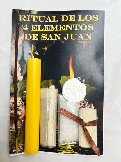 Ritual de los 4 elementos de SAN JUAN con amuleto Vega Luna Dream Amuleto grande Vega Luna Dream RITUALES