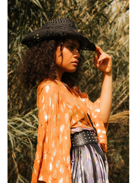 Kimono artdecó algodon