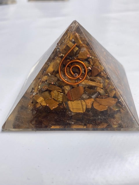 Pirámide  de Orgonita 5X5 cm
